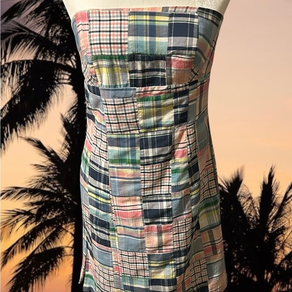Tailor New York Dresses & Skirts - TAILOR New York Cotton Madras Plaid Sleeveless Dress. Size: 6. $40.